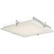 Matrix LED 12.2 inch Chrome Flush Mount Ceiling Light