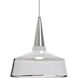 Baron 1 Light Satin Nickel Pendant Ceiling Light