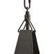 Mykonos 4 Light 37.5 inch Clear and English Bronze Pendant Ceiling Light