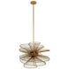 Aurora 8 Light 32 inch Nordic Brass Pendant Ceiling Light
