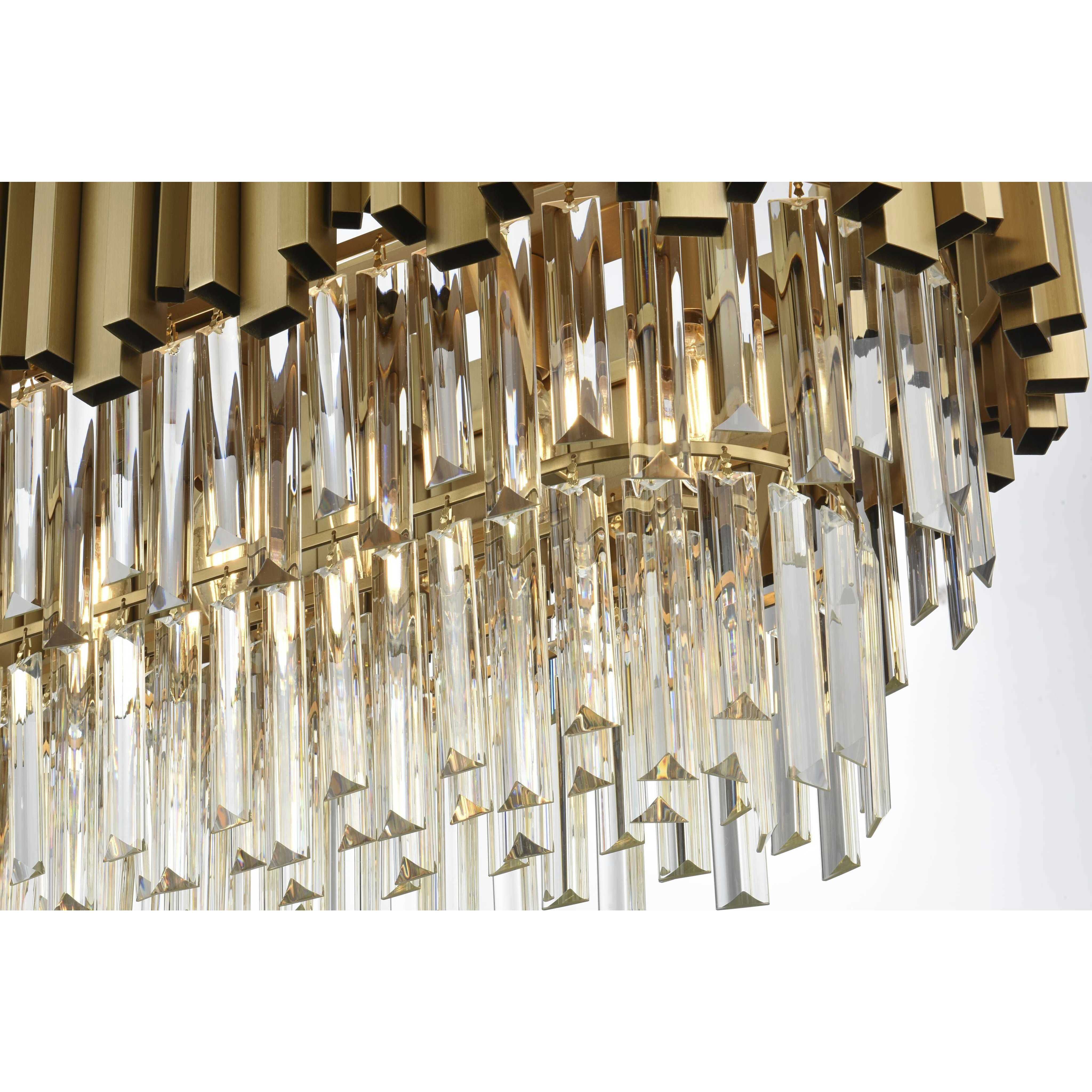 Willow 12 Light 14 inch Satin Gold Chandelier Ceiling Light
