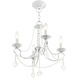 Pennington 4 Light 18 inch Antique White Convertible Mini Chandelier/Ceiling Mount Ceiling Light