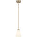 Strayhan 1 Light 5.75 inch Modern Gold Mini Pendant Ceiling Light