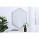 Eternity 34 X 24 inch Silver Wall Mirror