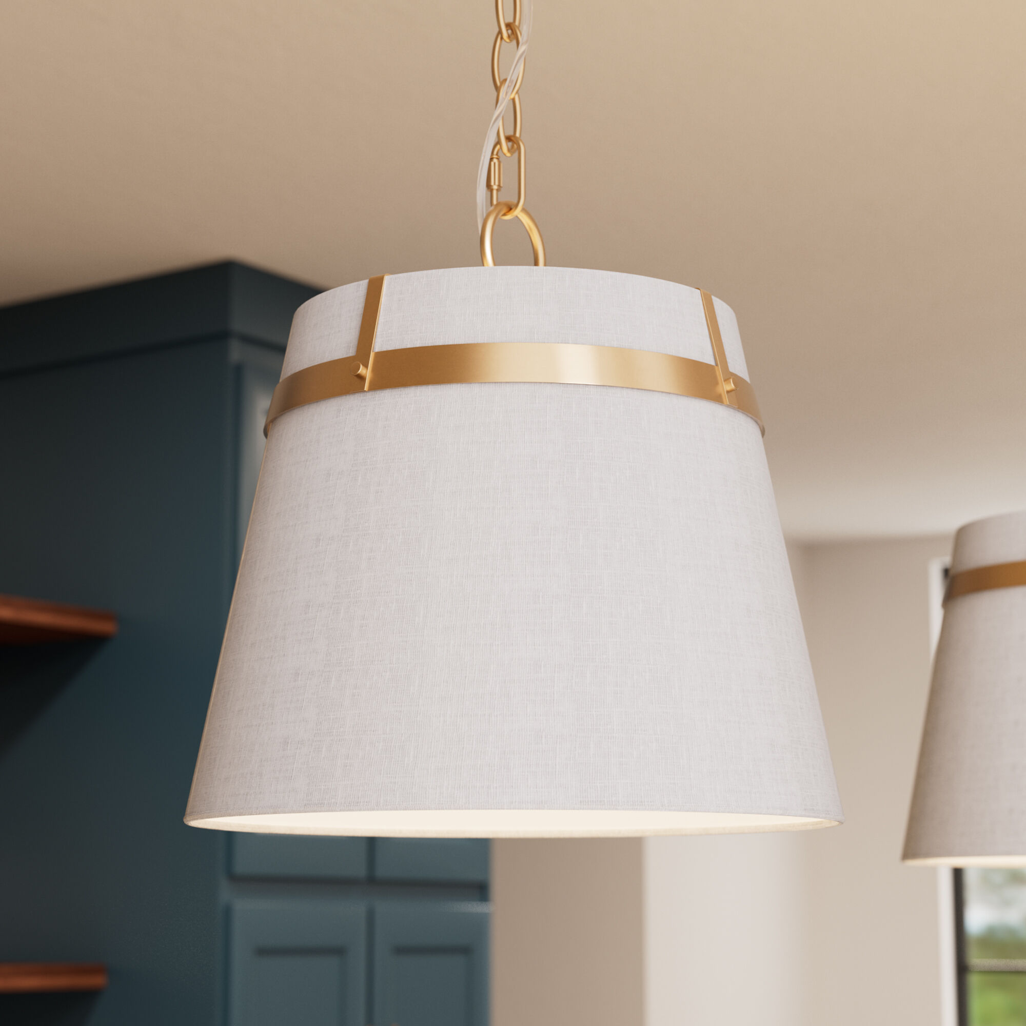 Ada Lee 1 Light 10 inch Alturas Gold Pendant Ceiling Light, Small