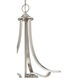 Treme 3 Light 20 inch Brushed Nickel Pendant Ceiling Light