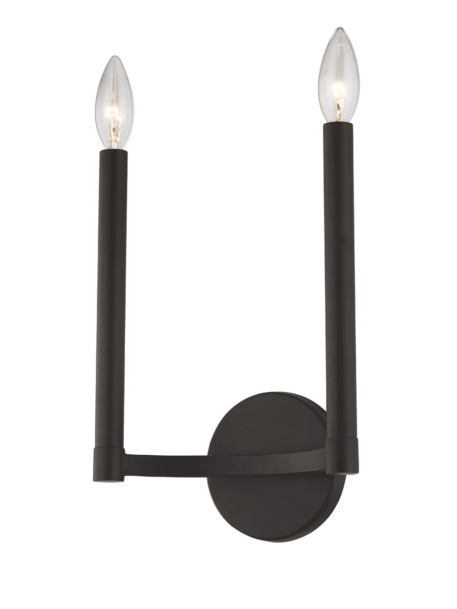 Alpine 2 Light 9 inch Bronze ADA Wall Sconce Wall Light