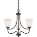 Arlington 3 Light 22 inch Oil Rubbed Bronze Chandelier Ceiling Light
