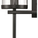 Oakland 2 Light 13.5 inch Black Vanity Light Wall Light