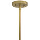 Austen 5 Light 28.25 inch Lacquered Brass Chandelier Ceiling Light
