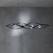 Beyond Slipstream LED 56.25 inch Black Linear Pendant Ceiling Light, Beyond