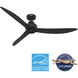 Mazzini 60 inch Matte Black Outdoor Ceiling Fan