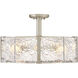 Florian 5 Light 20.25 inch Glacial Semi-flush Mount Ceiling Light
