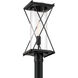 Rockhill 1 Light 21.5 inch Dark Matte Black Outdoor Post Mount