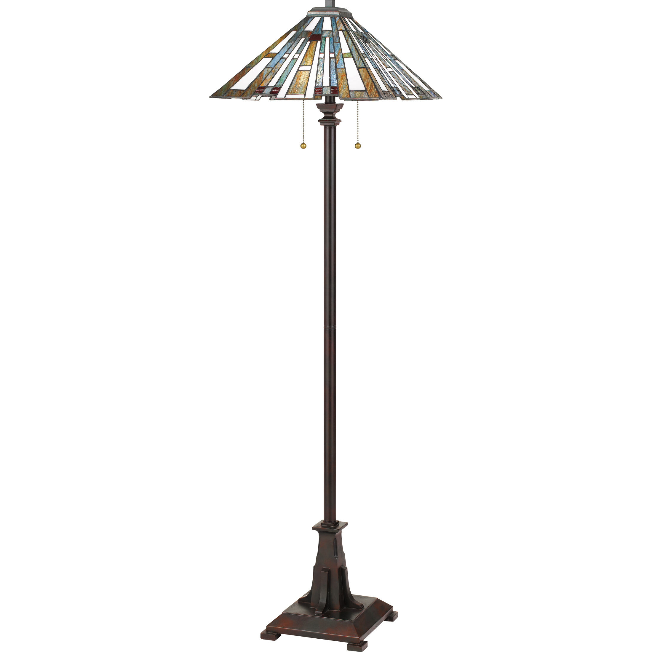 Maybeck 62 inch 75 watt Valiant Bronze Floor Lamp Portable Light