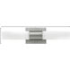 Portia LED 19 inch Brushed Nickel Vanity Light Wall Light, Vertical