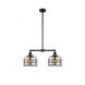 Franklin Restoration Large Bell Cage LED 24 inch Matte Black Chandelier Ceiling Light in Silver Plated Mercury Glass, Franklin Restoration