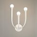 Dahlia LED 7 inch Plaster White Wall Sconce Wall Light