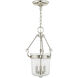 Rockford 3 Light 10.5 inch Polished Nickel Pendant Ceiling Light