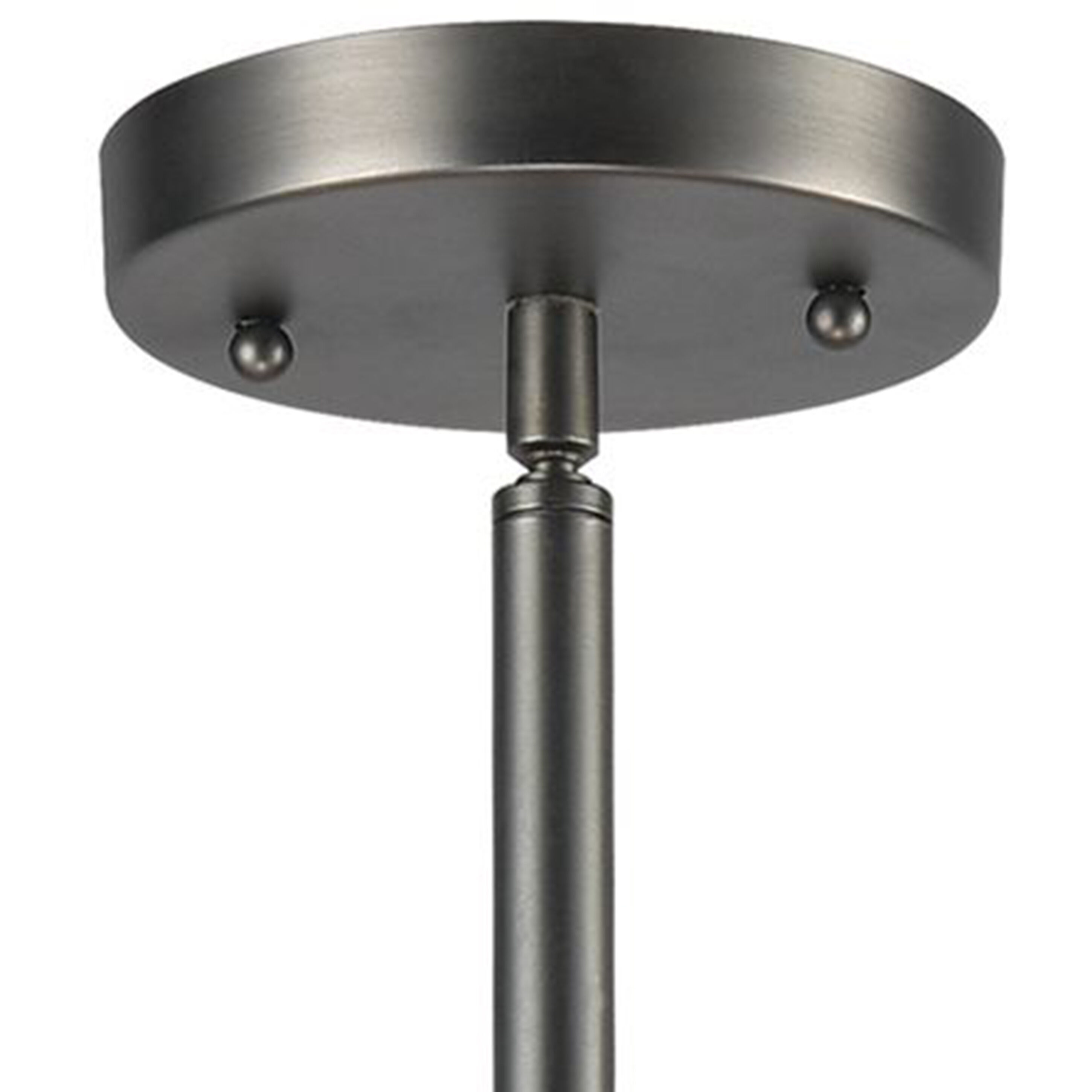 Free Form 8 Light 38 inch Graphite Chandelier Ceiling Light