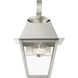 Wentworth 1 Light 13 inch Brushed Nickel Outdoor Small Wall Lantern