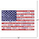 Stately Flag Multi and Blue and Red and White Framed Art, Propac