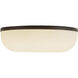 Jada 12 inch Black Flush Mount Ceiling Light