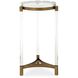 Pereira 24.88 X 13.13 inch Bronze and Clear Acrylic Accent Table