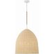 Jasper 6 Light 20 inch Matte White Pendant Ceiling Light