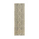Bjorn 96 X 30 inch Medium Gray/Dark Brown/Ivory Rugs, Jute