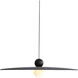 Faroe Pendant Ceiling Light in Flecked Black/Grey