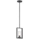 Elements 1 Light 6 inch Charcoal Mini Pendant Ceiling Light