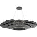 Delphine LED 61.4 inch Matte Black Chandelier Ceiling Light