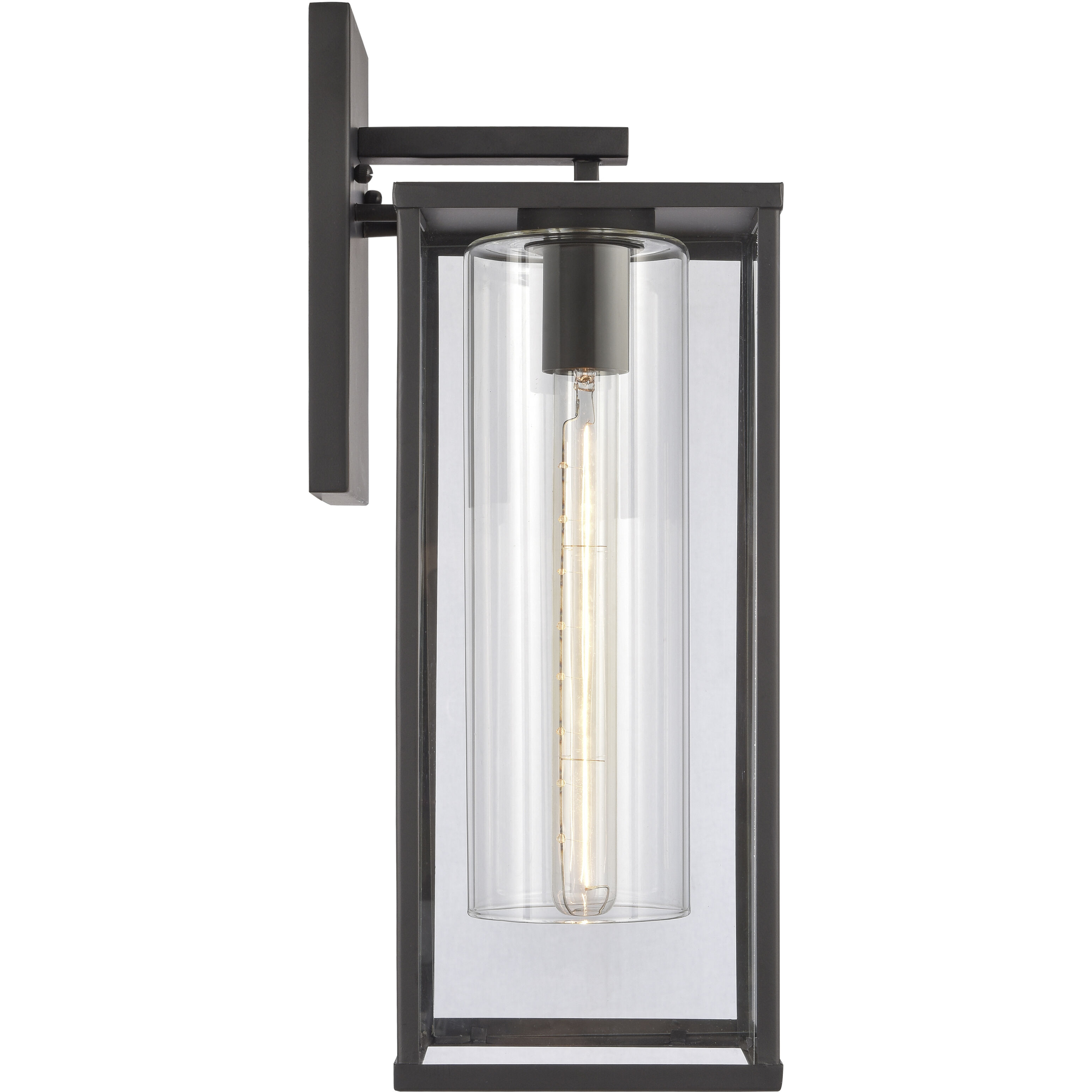 Augusta 1 Light 19.5 inch Matte Black Outdoor Sconce