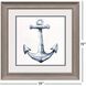 Blue Waterways / Nautica Blue and White Framed Art, Propac