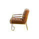 Anita Black and Gold Chair