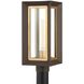 Lowry 1 Light 17 inch Textured Bronze/Patina Brass Post