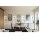 Harrison LED 18 inch Matte Black Vanity Wall Light