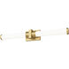 Idris LED 32.5 inch Modern Gold Bathroom Vanity Wall Light