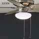 Soft Modern LED White Fan Light Kits