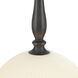 Kate 1 Light 13.8 inch Graphite Pendant Ceiling Light