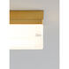 Sean Lavin Boxie LED 5.3 inch Chrome Flush Mount Ceiling Light in 2700K