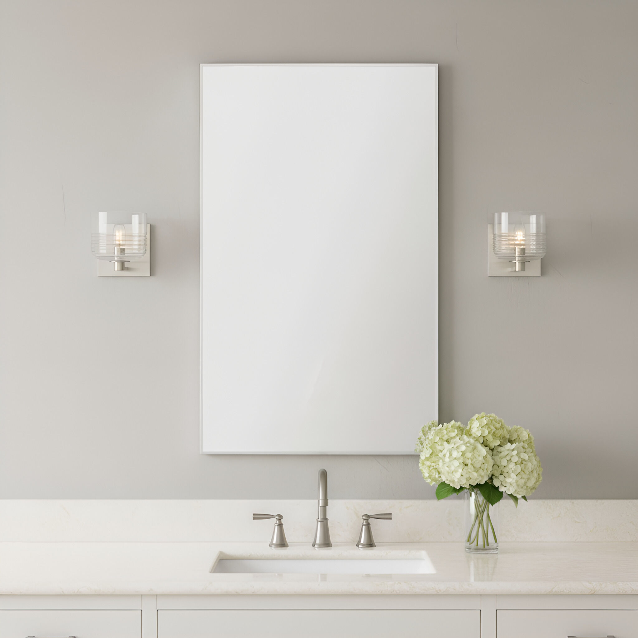 Drew & Jonathan Lochdale 1 Light 5.38 inch Brushed Nickel Sconce Wall Light, Small