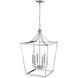 Kennedy 6 Light 16 inch Satin Nickel Chandelier Ceiling Light