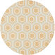 Fallon 96 X 96 inch Wheat, Beige, Seafoam Rug
