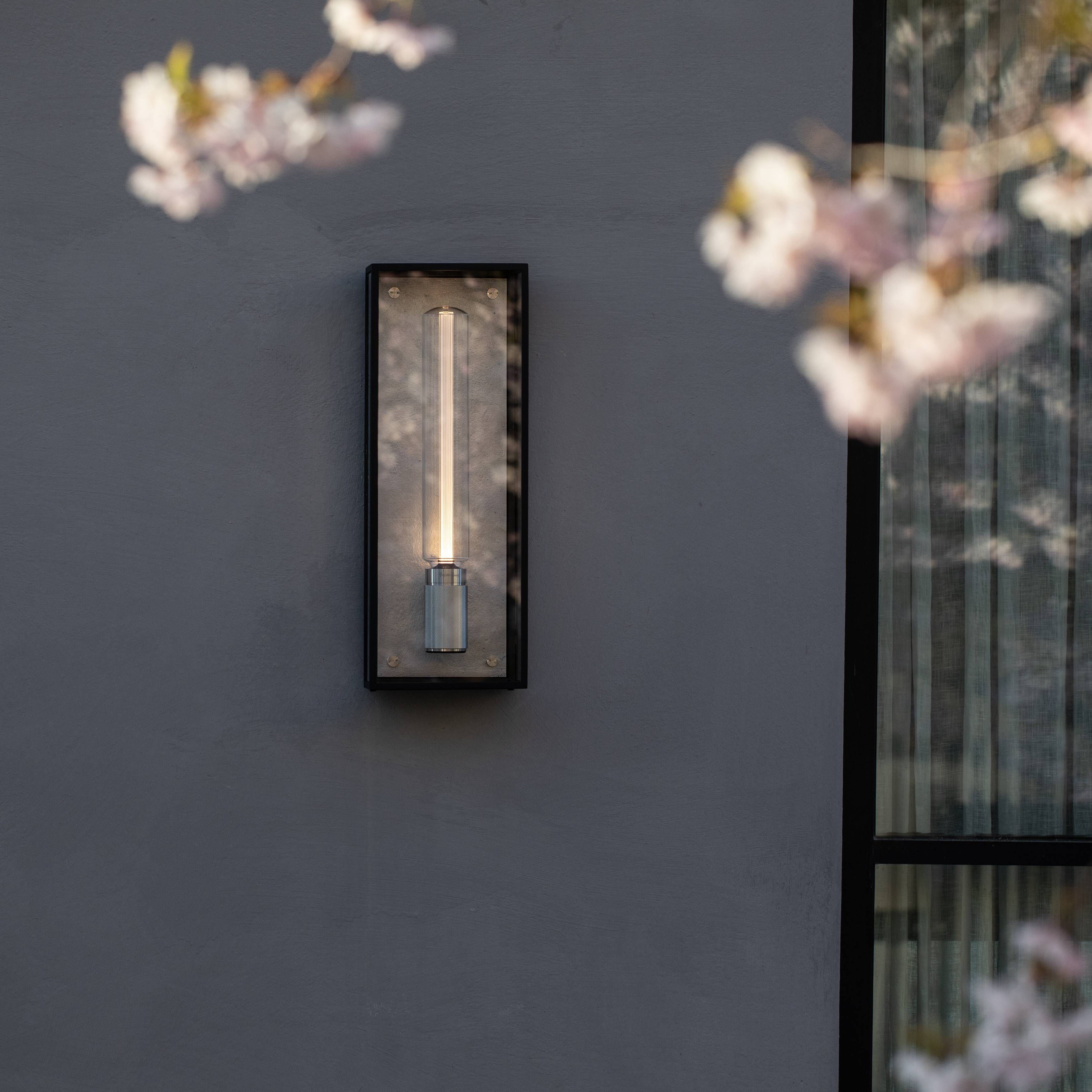 Caged Wet LED 19.21 inch Steel Outdoor Wall Lighting