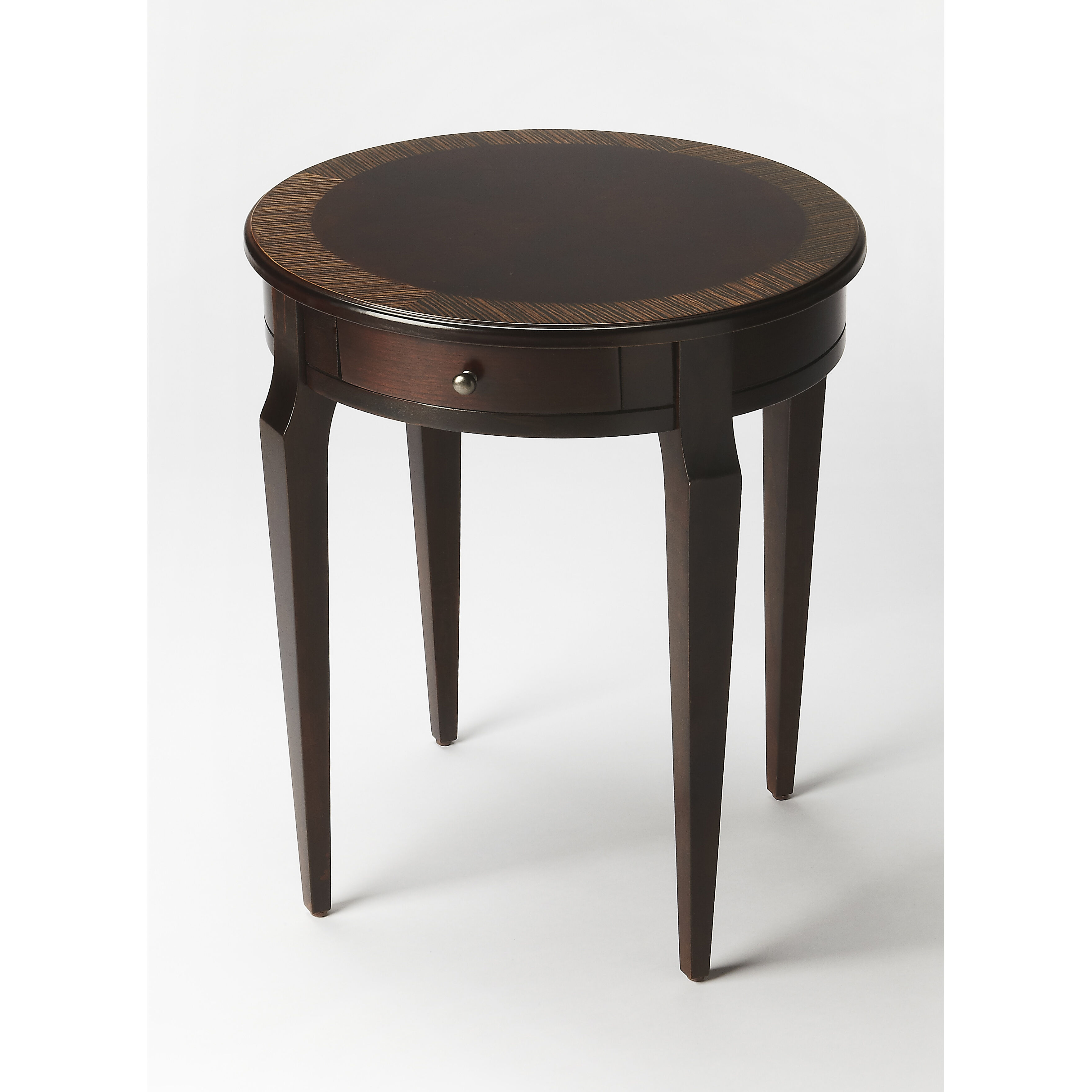 Masterpiece Archer Cafe Nouveau 24 X 20 inch Cherry Nouveau Accent Table