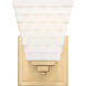 Annalise Wall Sconce Wall Light in Modern Gold
