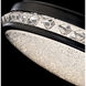 Signature Kristally LED 12 inch Black Flush Mount Ceiling Light
