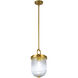 Myla 1 Light 8.6 inch Vintage Brass Pendant Ceiling Light